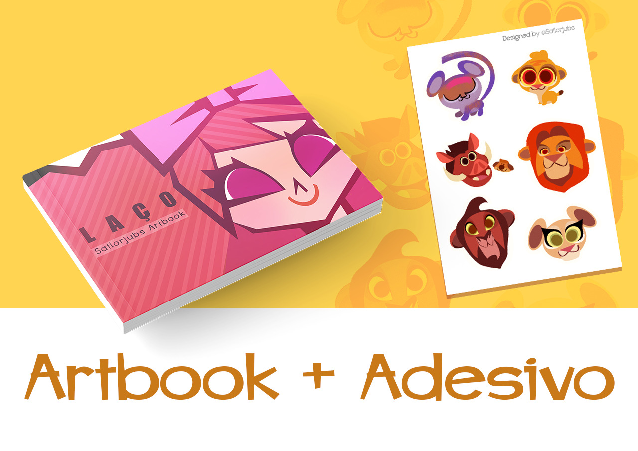 Artbook + Cartela de Adesivo