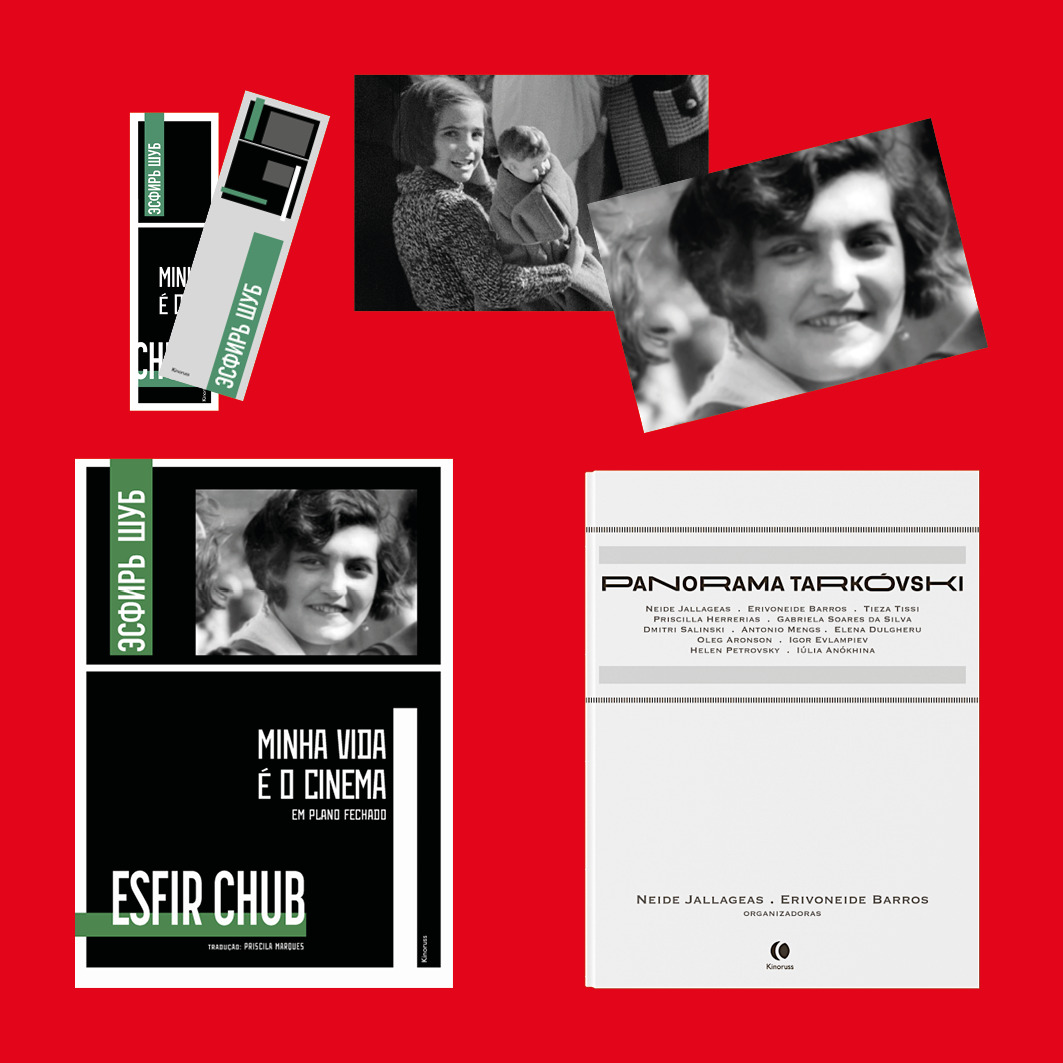 1 Livro Chub + 1 Livro Tarkóvski + 2 Marcadores + 2 Postais 