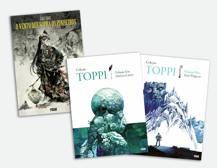 16. Coleção Toppi vols. 1 e 2 + O Vento que Sopra os Pinheiros
