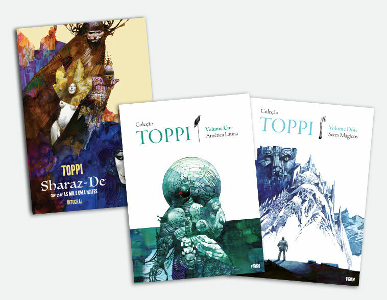 23. Coleção Toppi Vols. 1 e 2 + Sharaz-De Integral