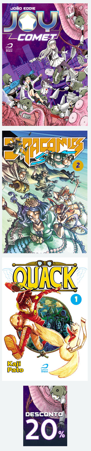 JOY + DRACOMICS 2 + QUACK 1