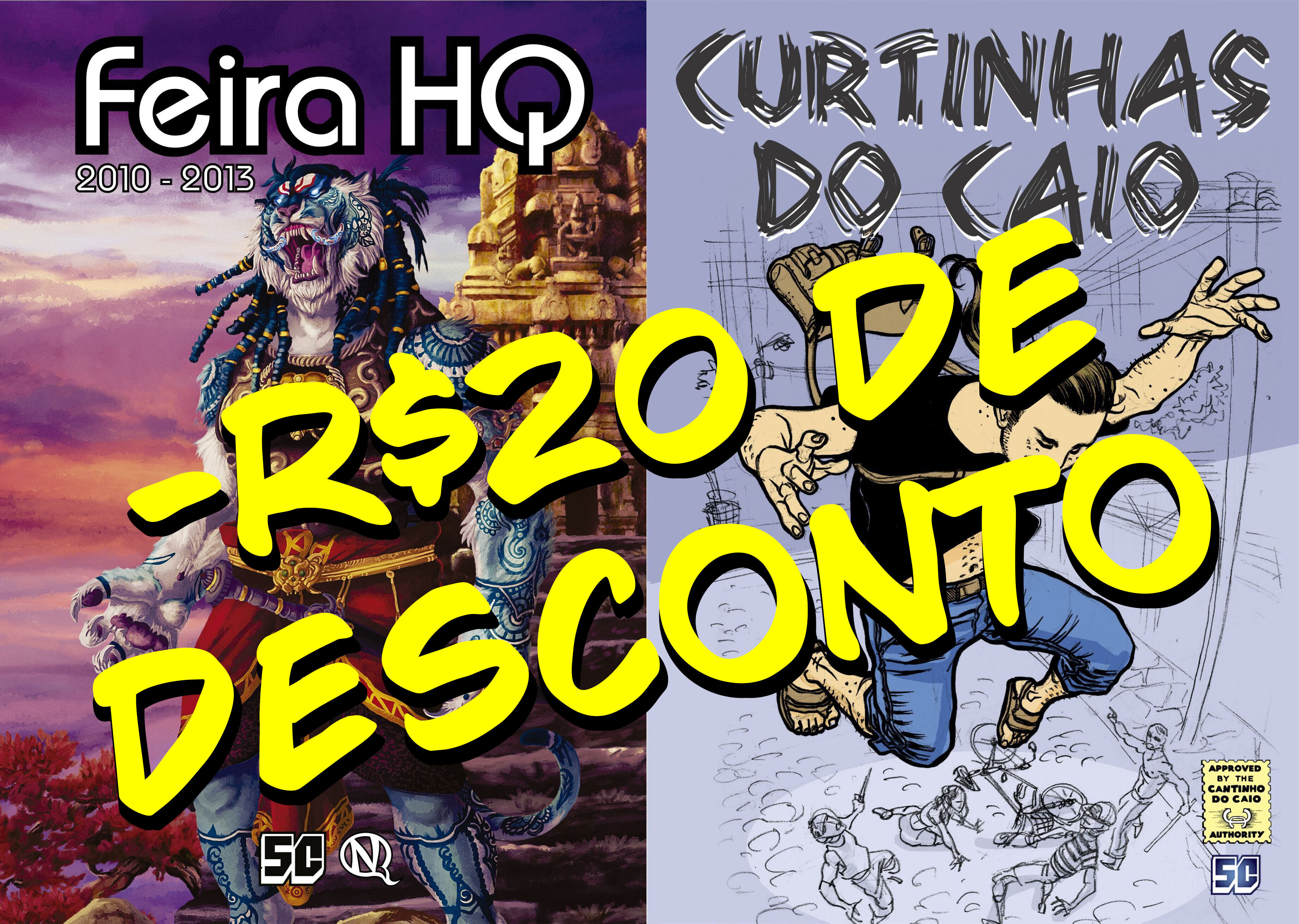 Feira HQ + Curtinhas do Caio