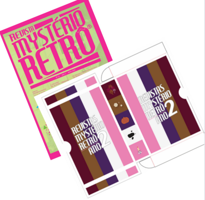 Combo 2 - Revista Mystério Retrô Nº 10 e Box Ano 2