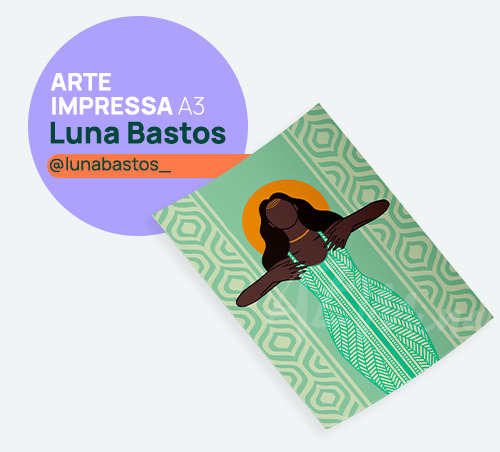 Arte de Luna Bastos para recorar sua casa