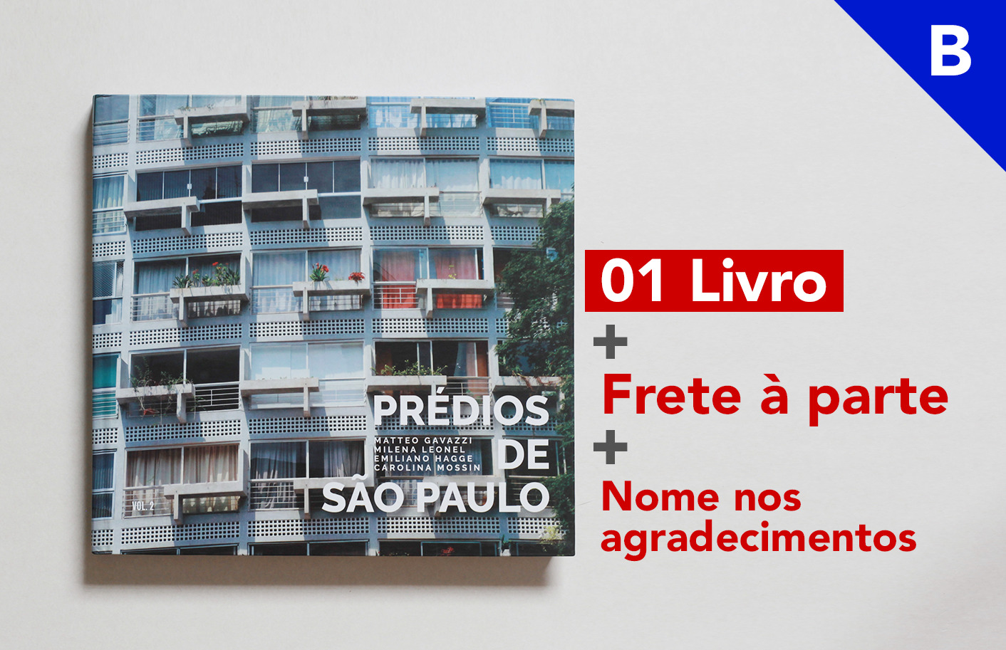 1 Livro + Nome + Frete (à parte)