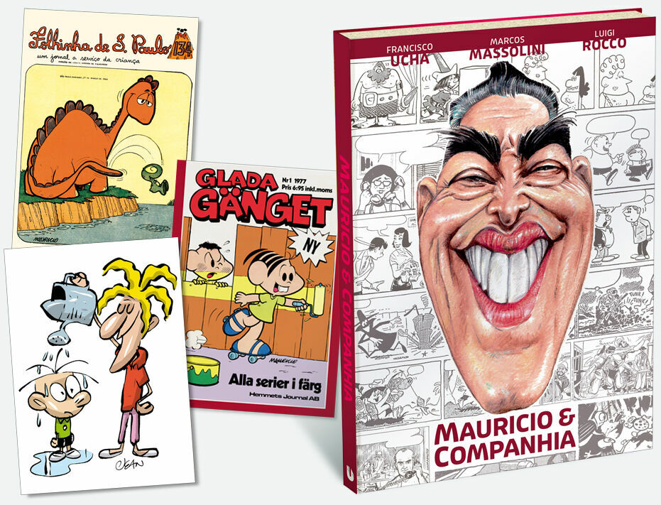 3 - Um LIVRO "Mauricio e Companhia" + três POSTAIS