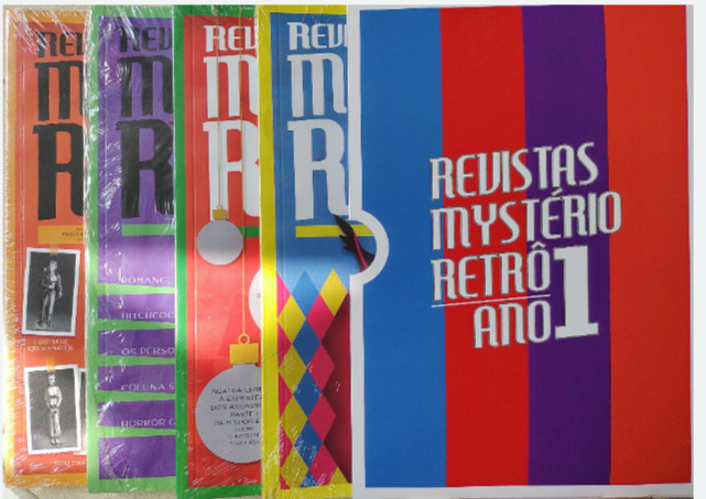 Box ano 1 Revista Mystério Retrô 