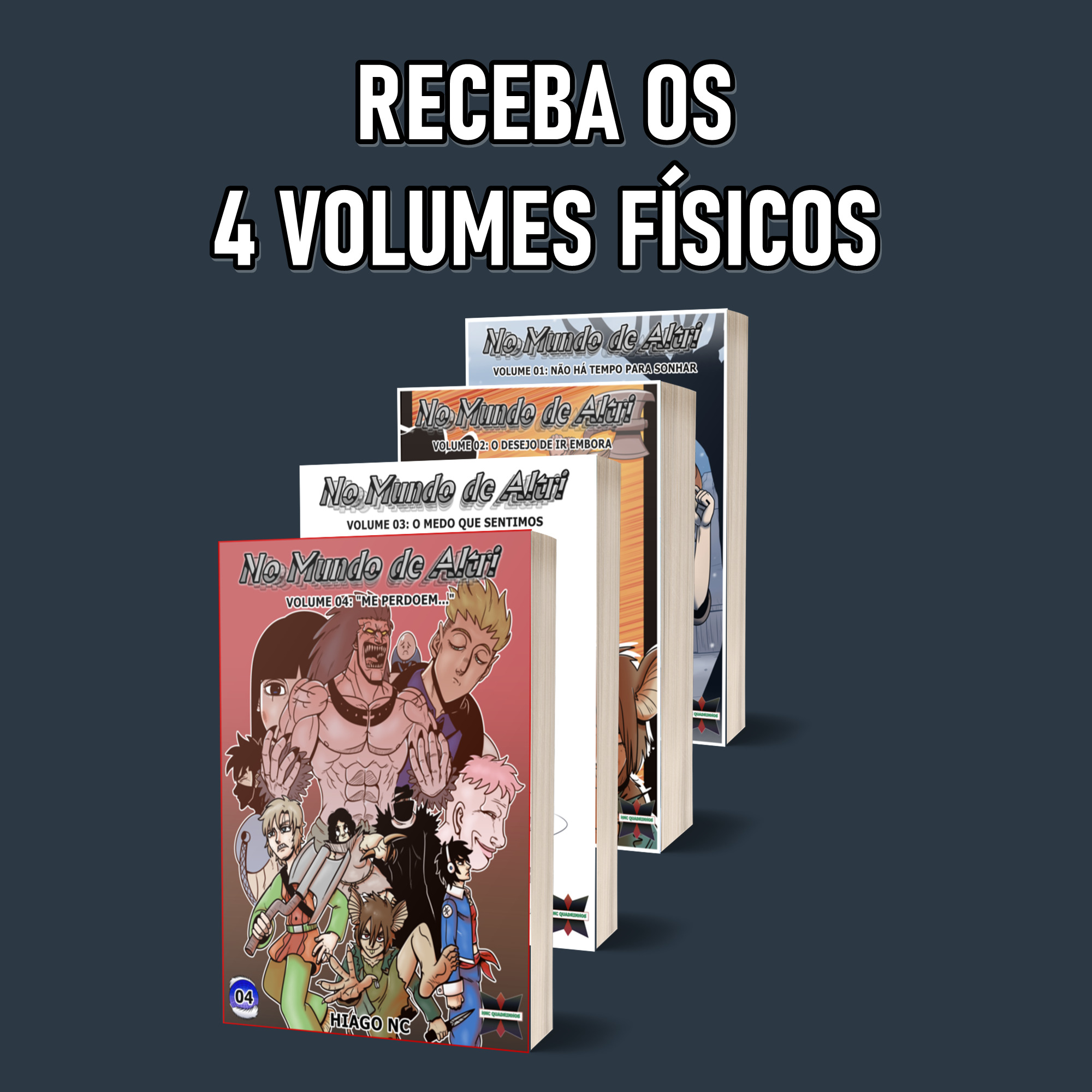 No Mundo de Altri: os 4 volumes!