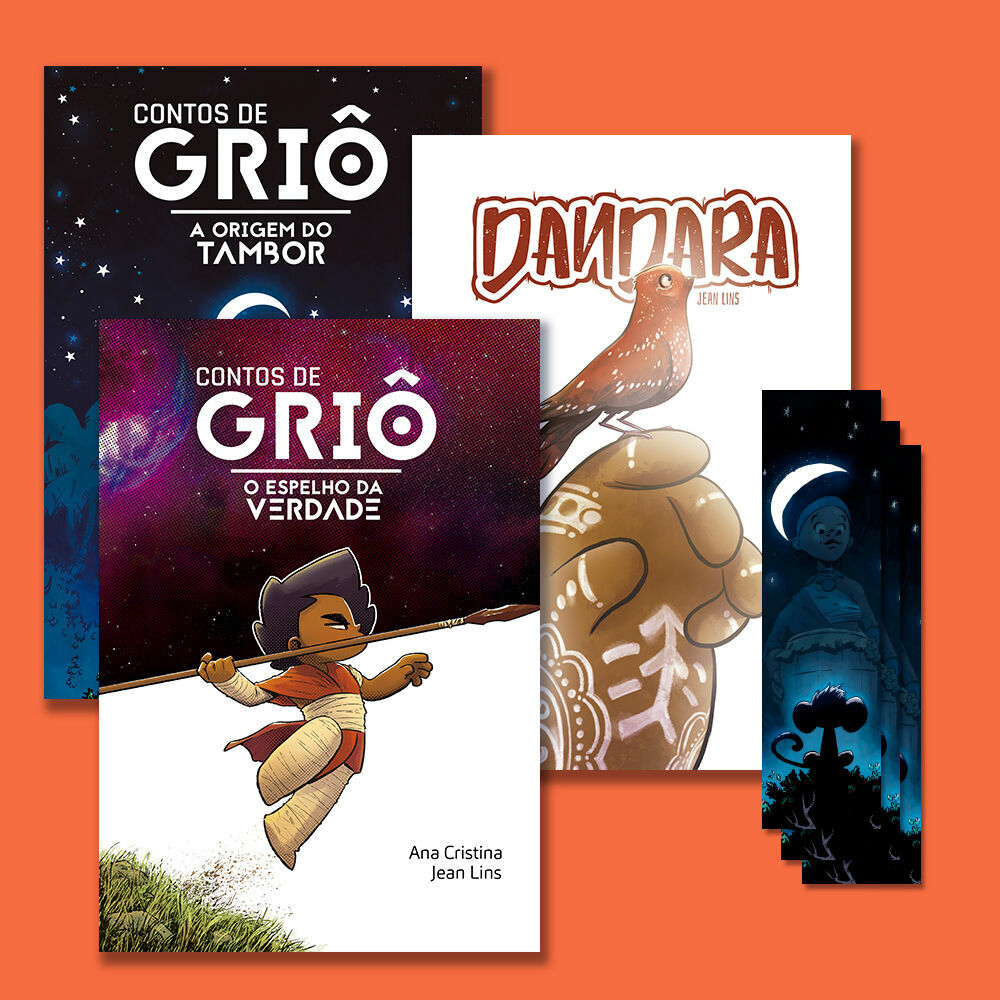 Todos os livros + 3 marcadores de página
