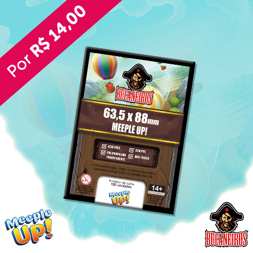Add On - Pacote de Sleeves para Meeple UP!