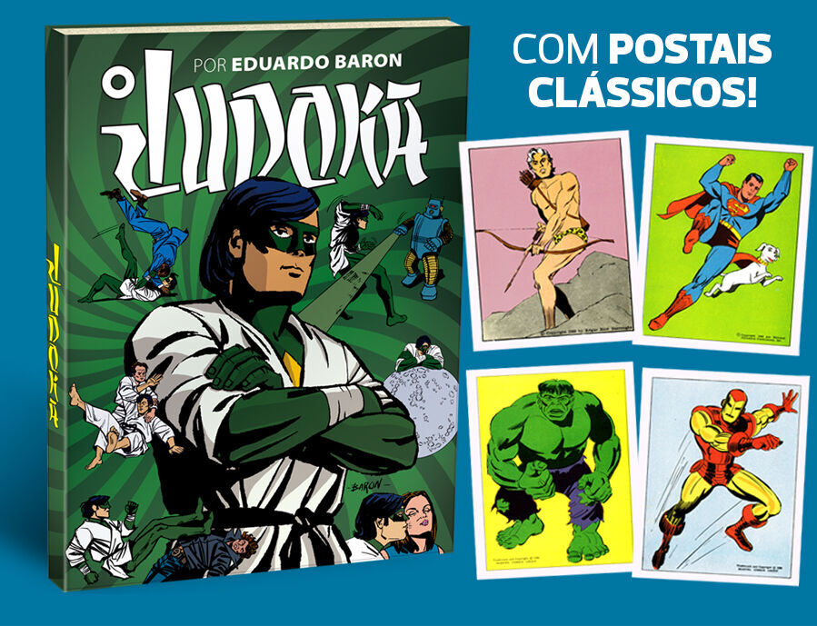 2A - O Judoka por Eduardo Baron + 4 Postais Clássicos