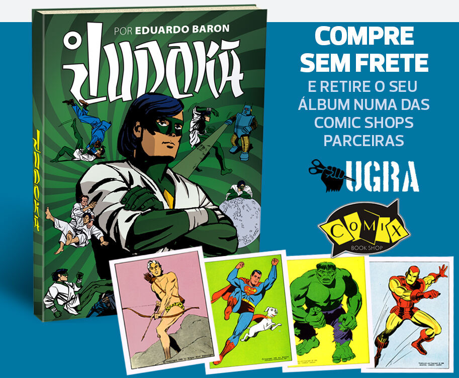 2B - O Judoka por Eduardo Baron + 4 Postais Clássicos – EXCLUSIVO PARA RETIRADA NUMA COMIC SHOP DE SP