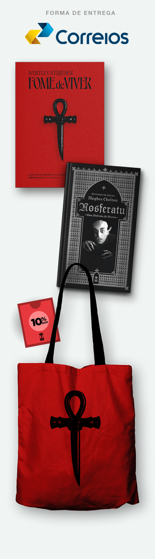 Livro + Cupom + Ecobag + Nosferatu