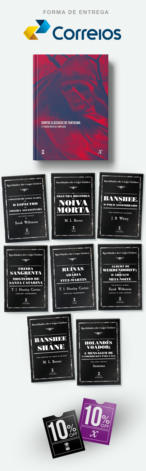 Contos clássicos de fantasma + 8 Raridades do conto gótico