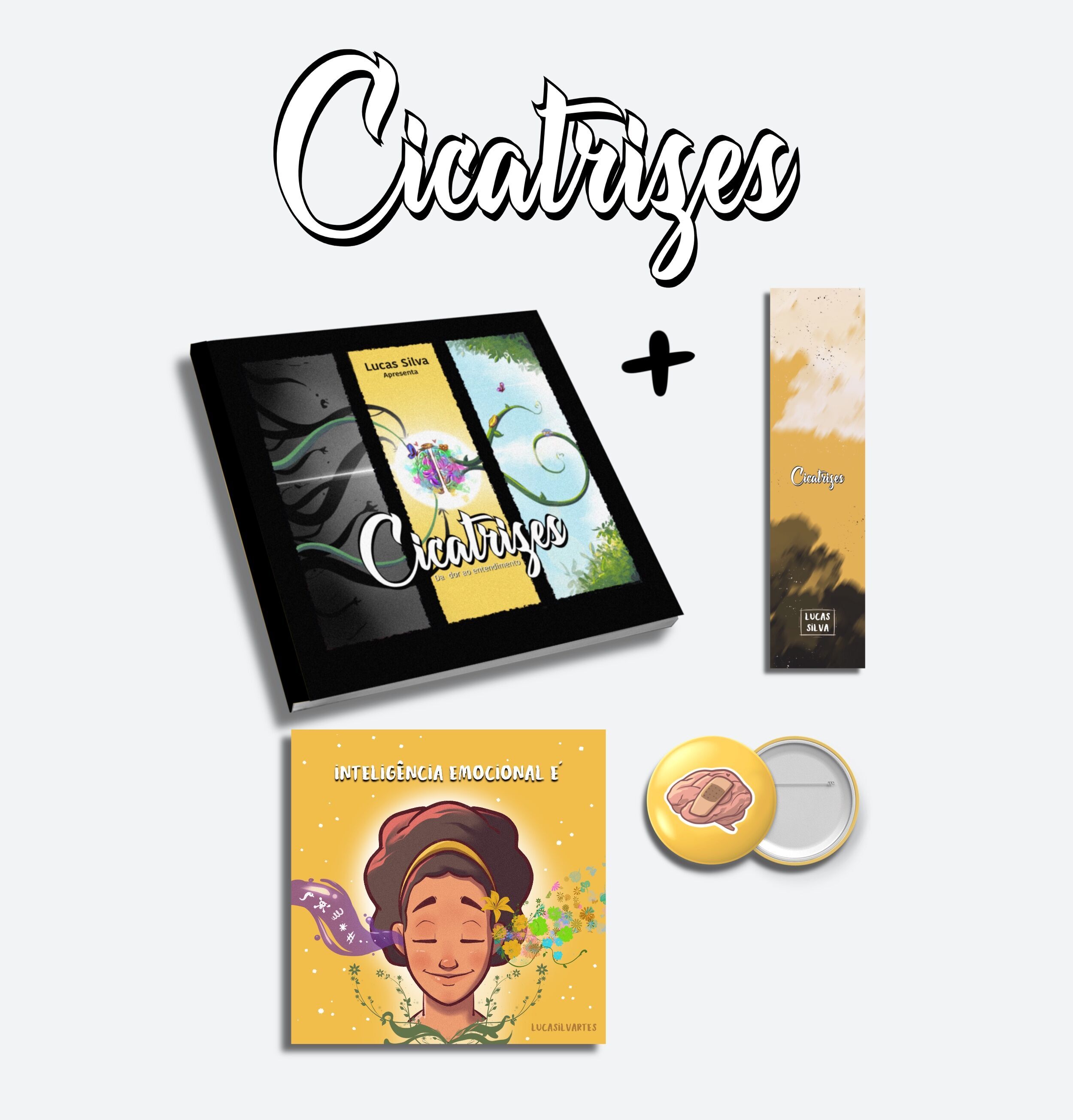 LIVRO + PRINT (15X15 CM INTELIGENCIA EMOCIONAL)