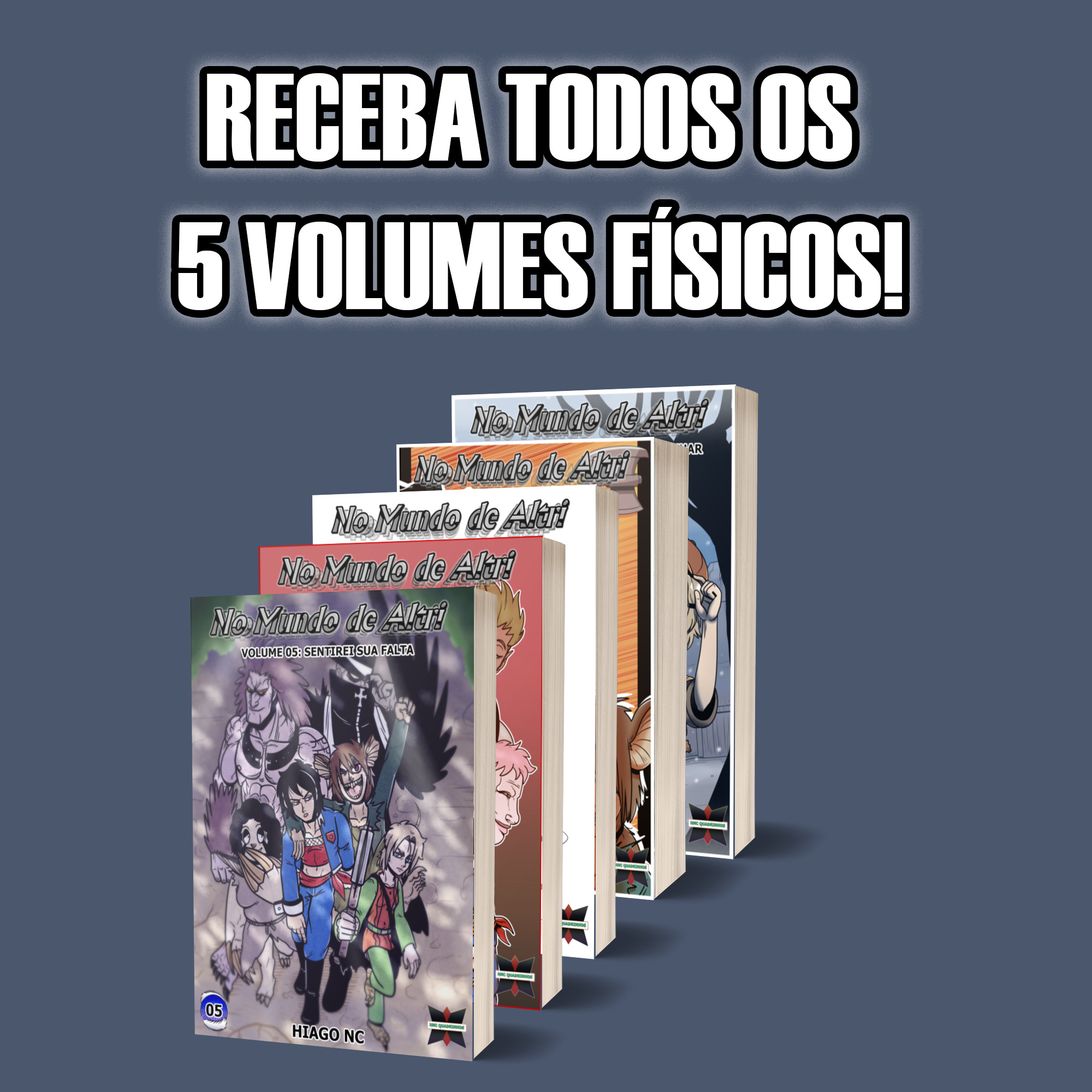 No Mundo de Altri: 5 volumes!
