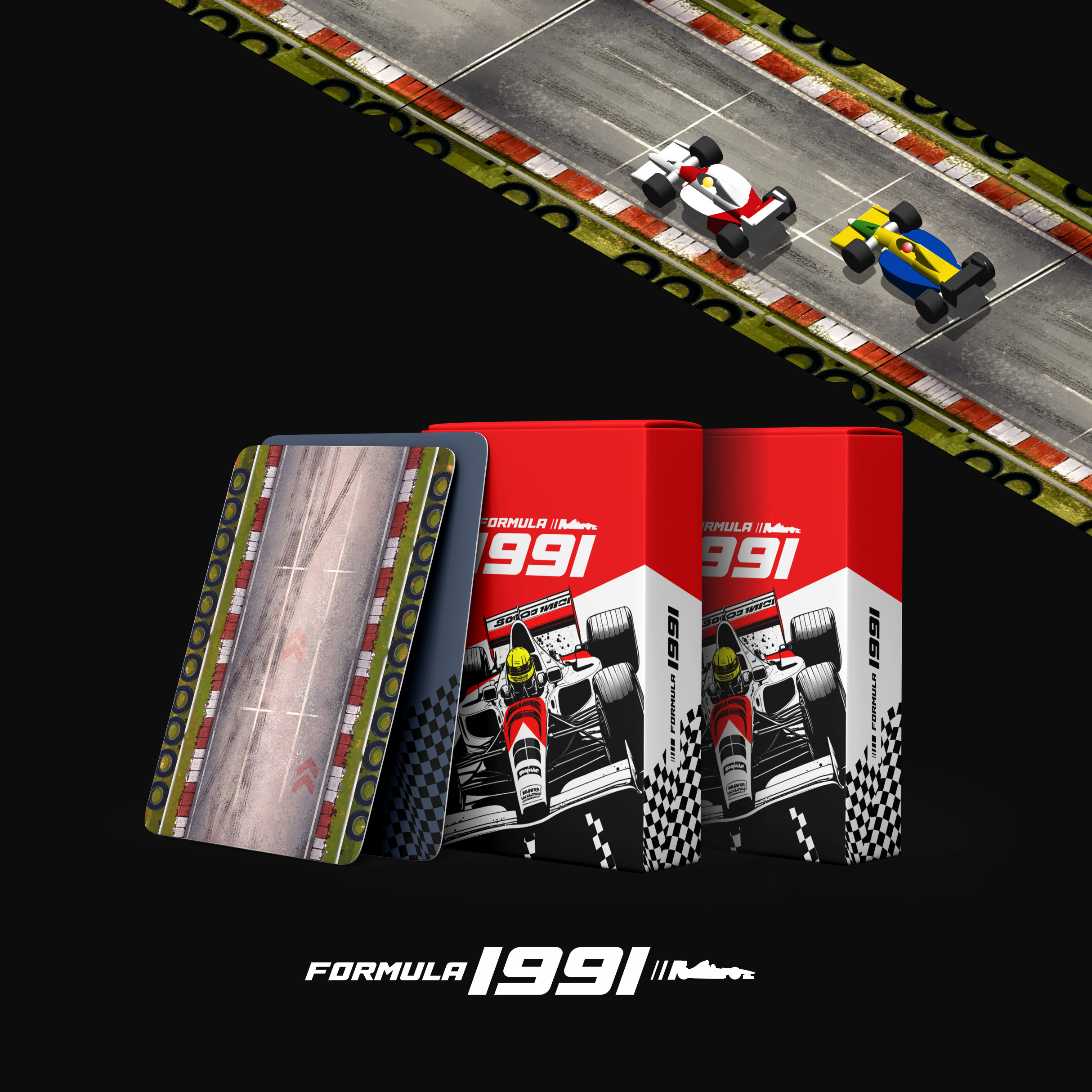 Formula 1991 - 2 Baralho + Carrinhos