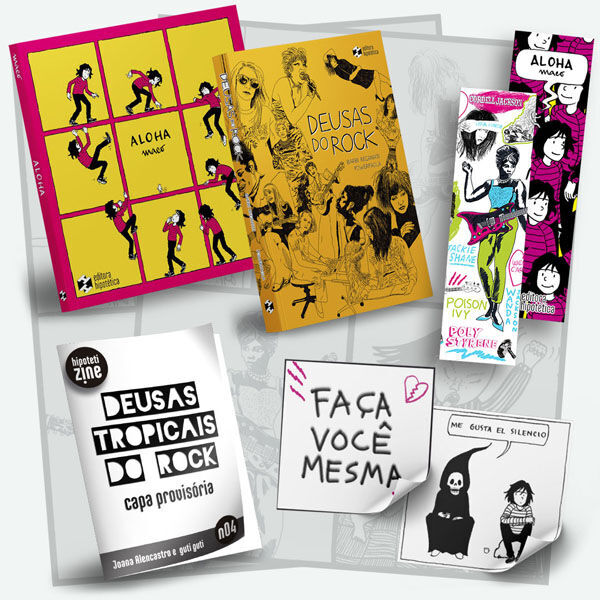 Dynamic duo: Aloha + Deusas do rock (2 livros) 