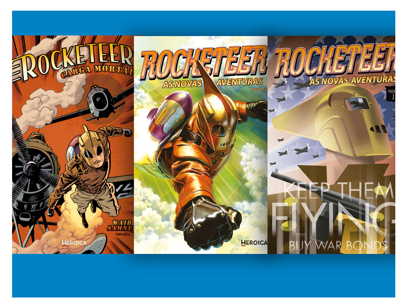 Kit 4 / Trio Rocketeer  / Entrega pelo correio