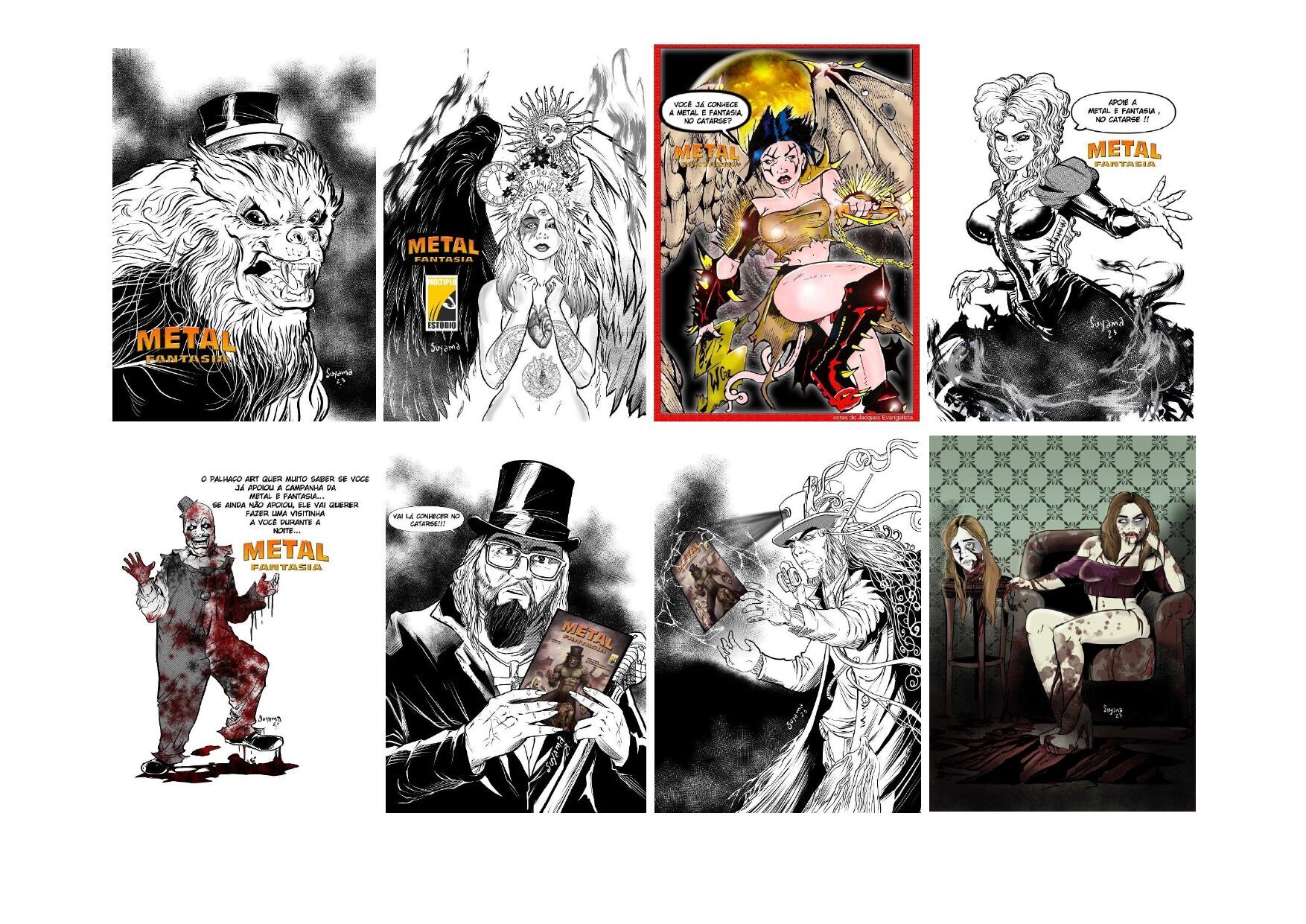 CARDs EXCLUSIVOS METAL FANTASIA