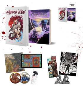 Pacote Físico + Pacote Digital + Suportes digitais RPG + Colecionáveis