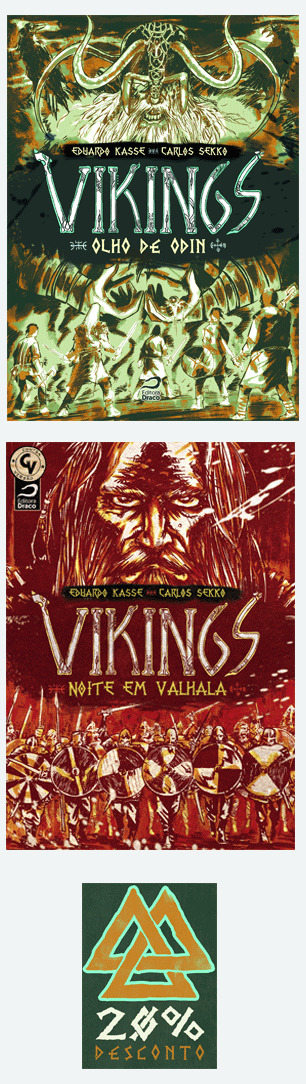 VIKINGS - OLHO DE ODIN + NOITE EM VALHALA