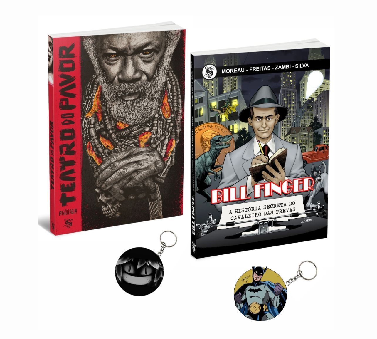 KIT CCXP: BILL FINGER + TEATRO DO PAVOR + BRINDES