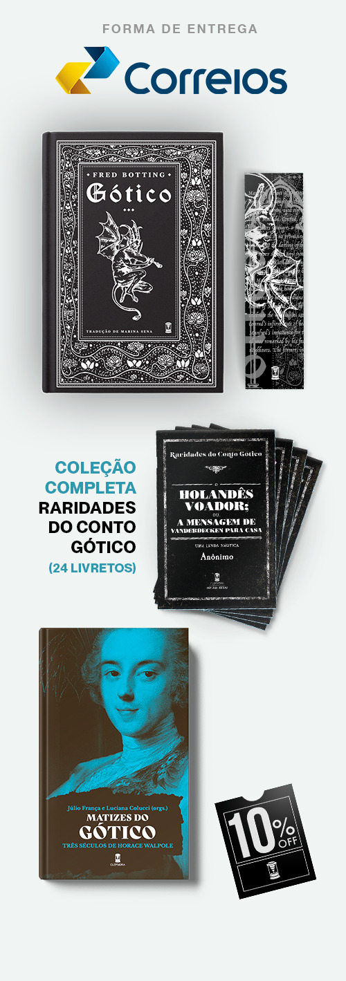 Gótico + marcador + código de desconto + Matizes + 24 livretos (Raridades do Conto Gótico)