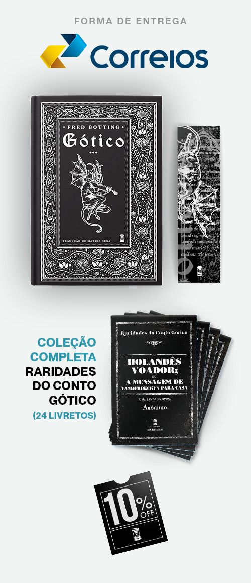 Gótico + marcador + código de desconto + 24 livretos (Raridades do Conto Gótico)