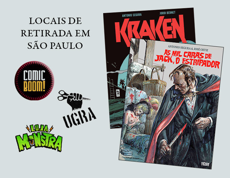 4. Combo Antonio Segura: As mil caras de Jack, o Estripador + Kraken (retirada presencial)