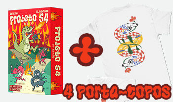 Baralho 14ª + 1 Camiseta J de Ouros de Vicoki + 4 porta-copos exclusivos