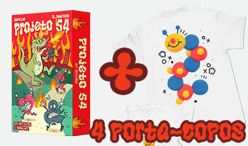 Baralho 14ª + 1 Camiseta 2 de Espadas de Rafo + 4 porta-copos exclusivos