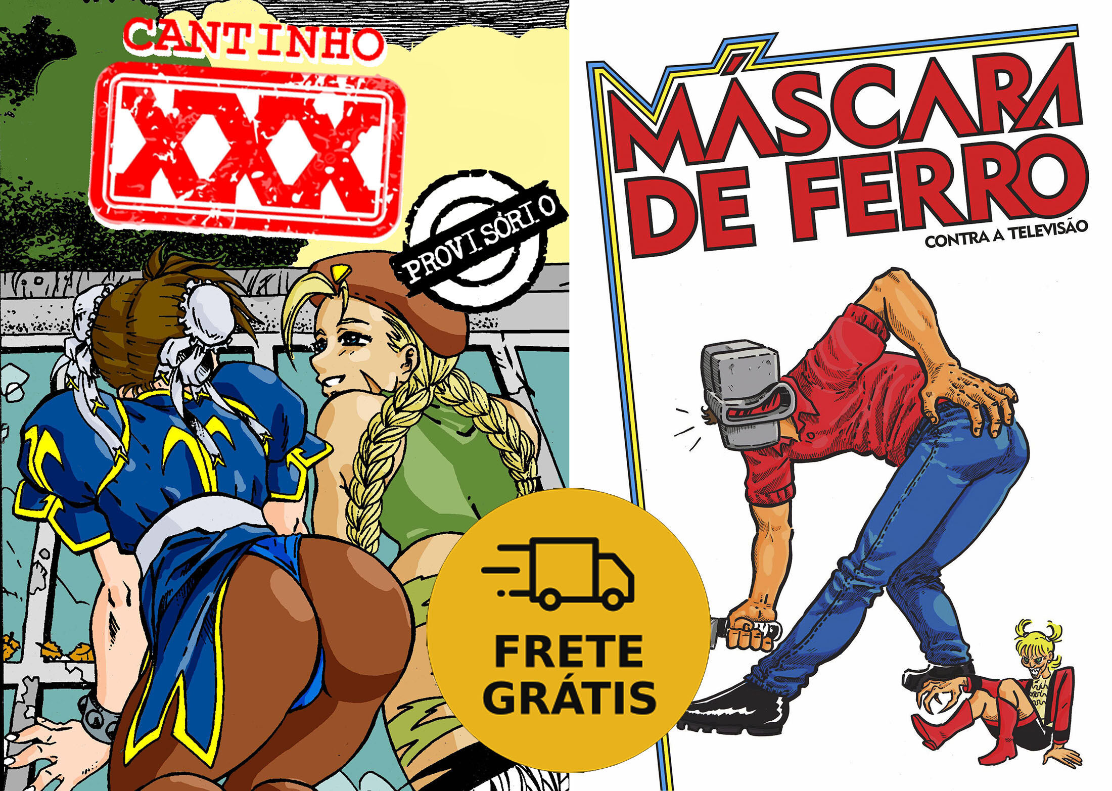 Cantinho XXX + Máscara contra TV