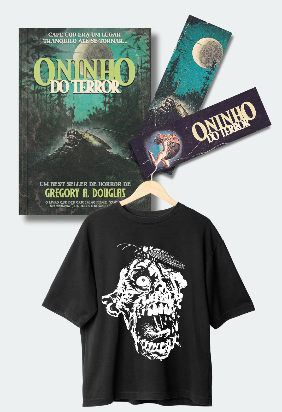 03 -  CAMISETA + LIVRO + MARCADOR + CUPOM 