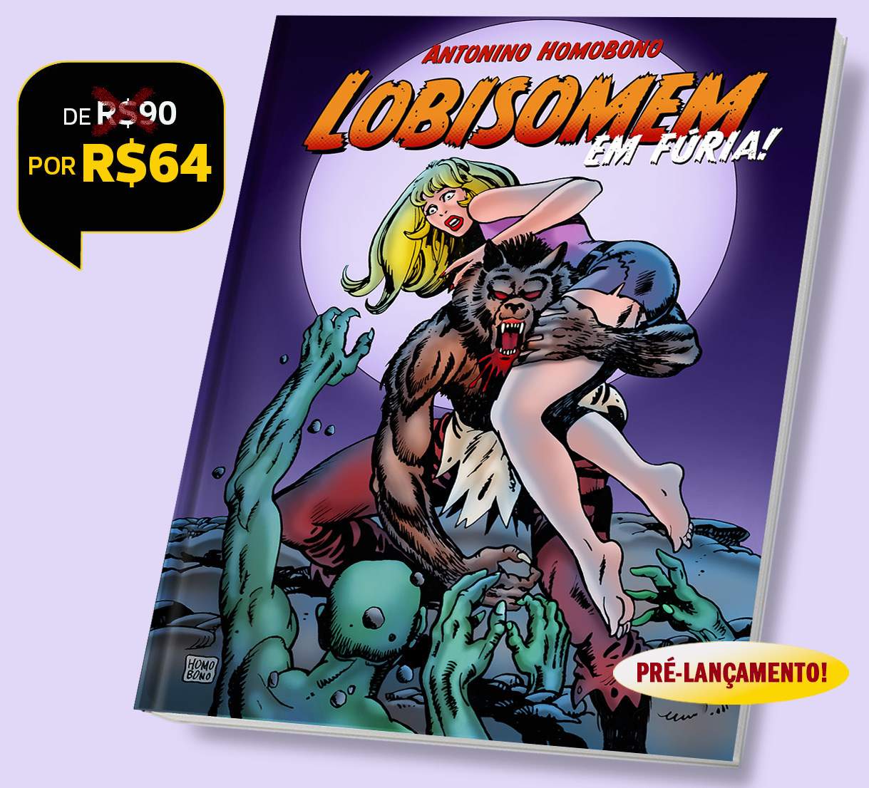 CKFX6.2 - LEVE TAMBÉM o clássico restaurado Lobisomem em Fúria!, de Homobono