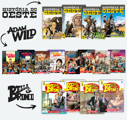 HdO 1, 2, 3 e 4 + ADAM WILD COMPLETO + BELLA & BRONCO COMPLETO