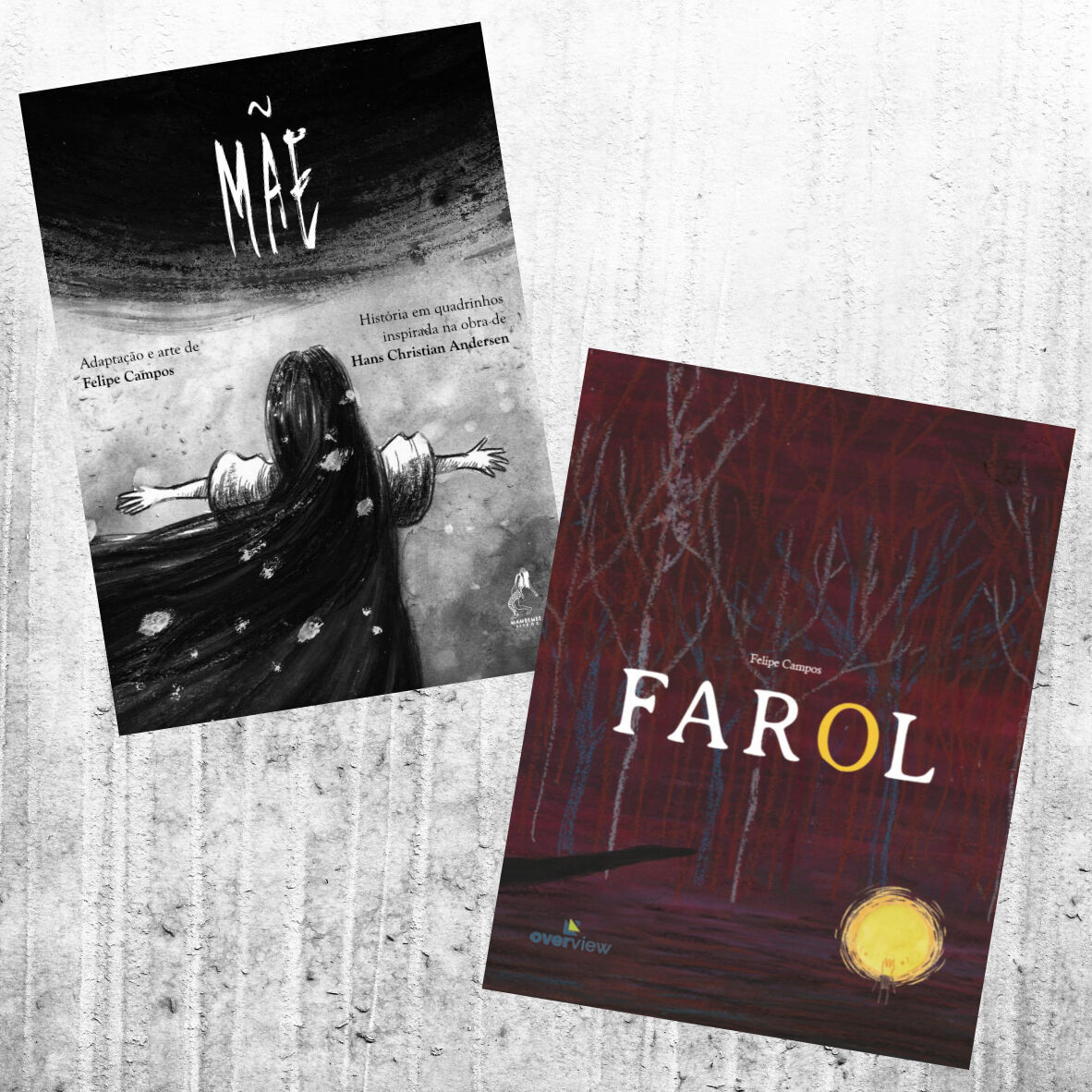 HQ "Mãe" + livro ilustrado "Farol"