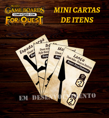 Mini Cartas de Itens