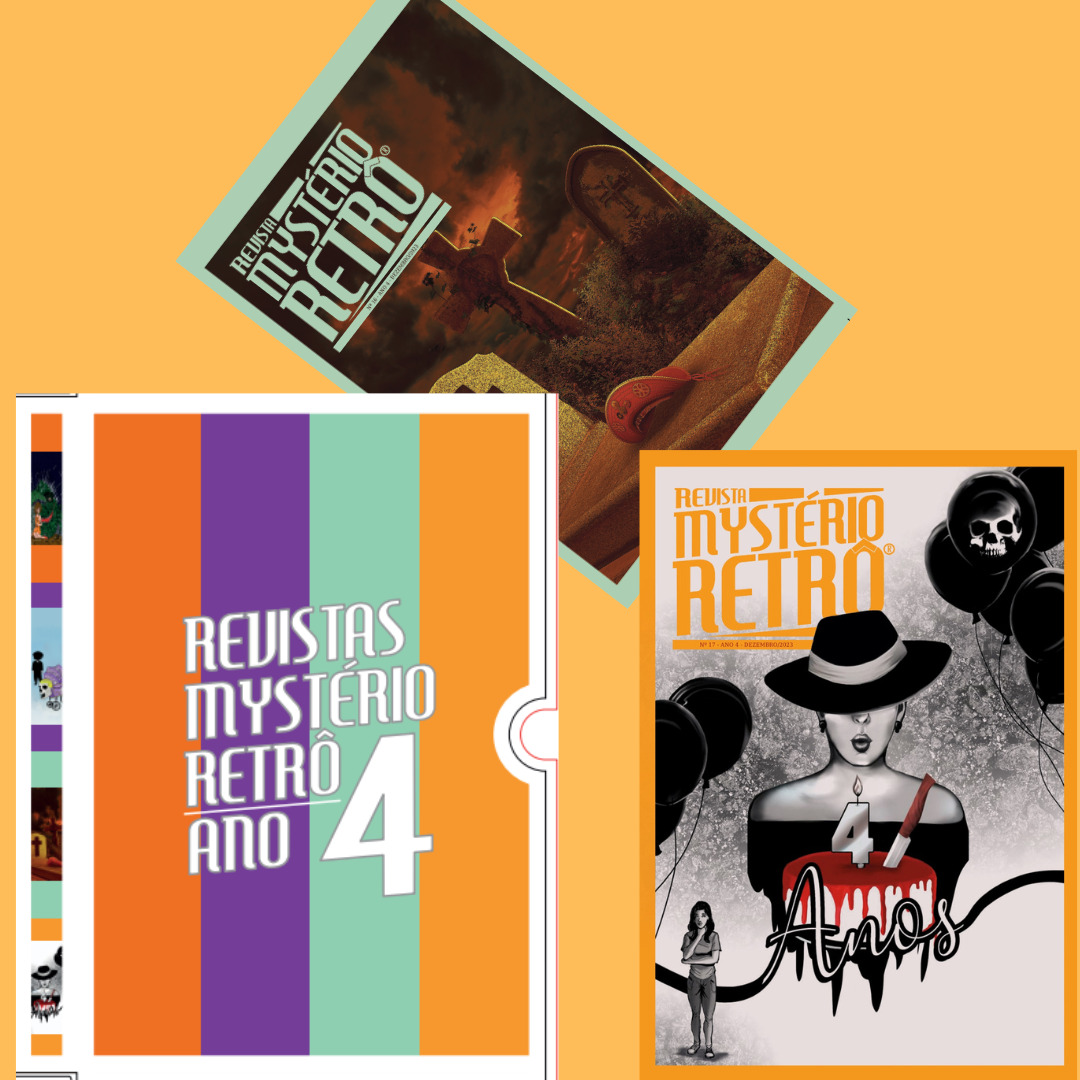 Nº 16 e 17 REvista Mystério Retrô + Box ano 4