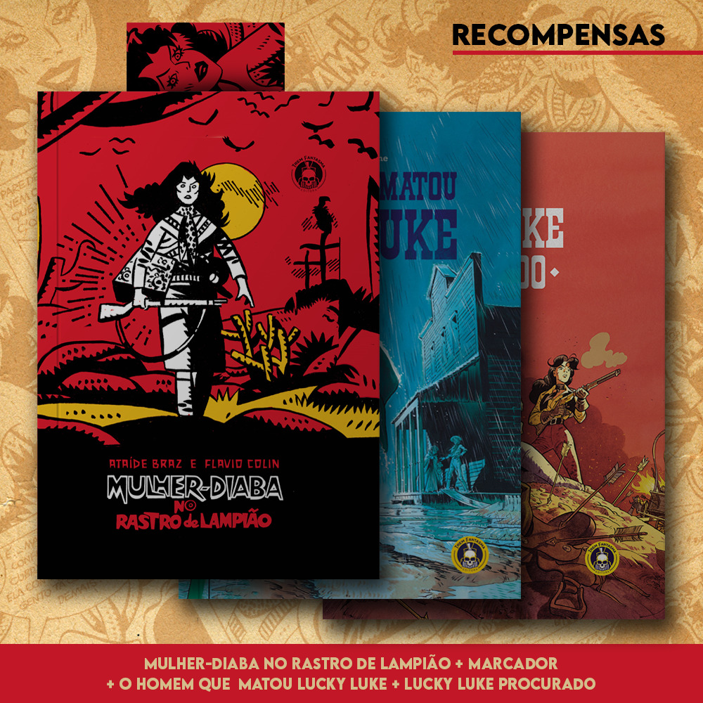 Mulher-Diaba + combo Lucky Luke