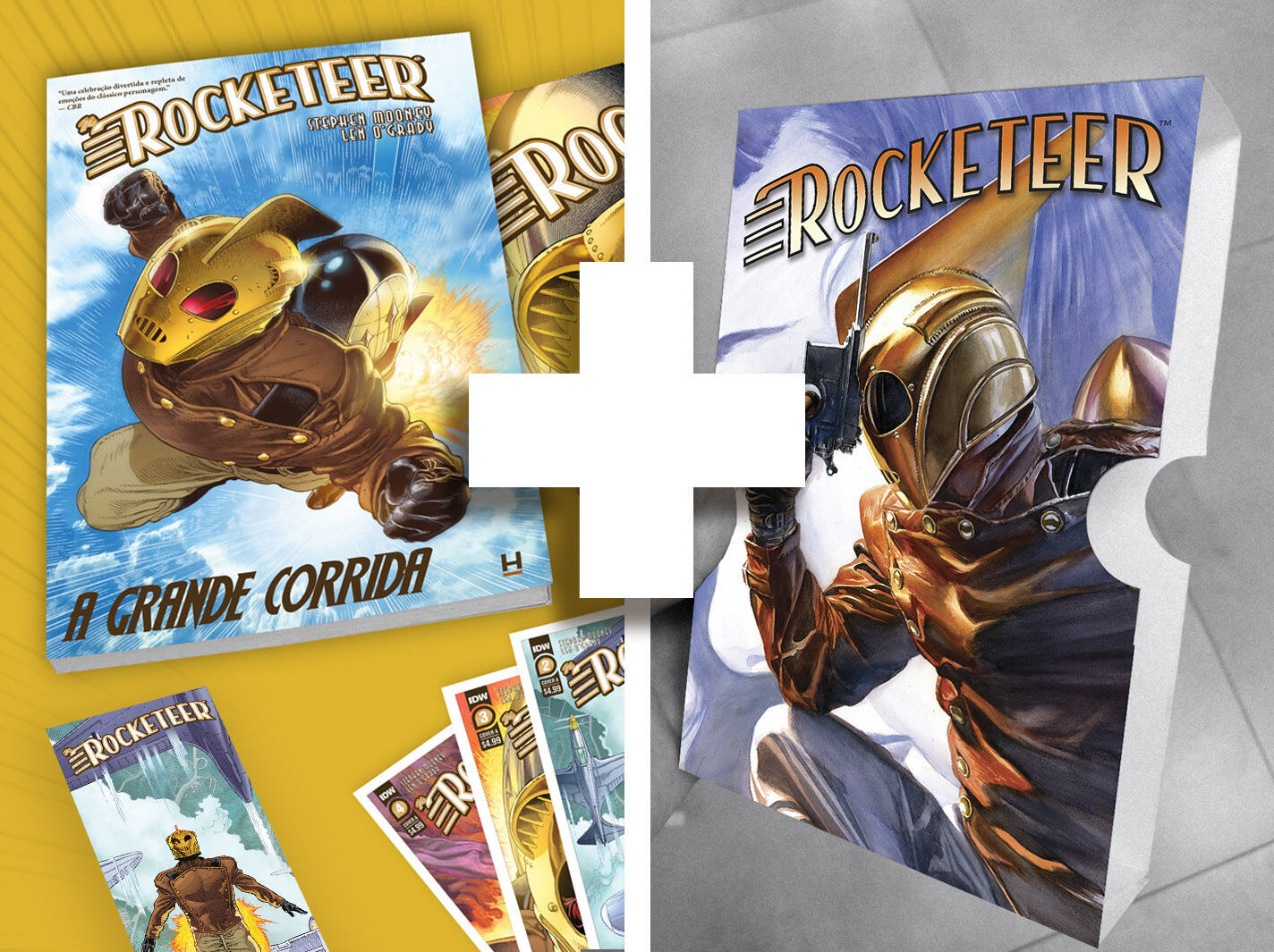 Kit 2 / Novo Rocketeer + luva trio