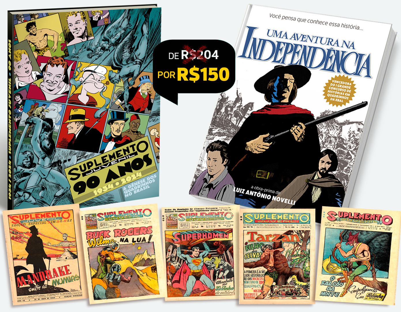 SJ12PKEB – Pack Ebal com 2 álbuns e 5 cartões postais e um superdesconto