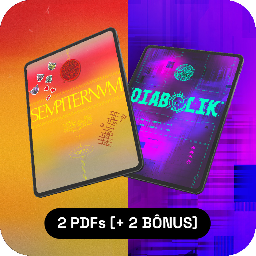 Sempiternum & DiaboliK | 2 pdfs + 2 pdfs bônus (50% de desconto)
