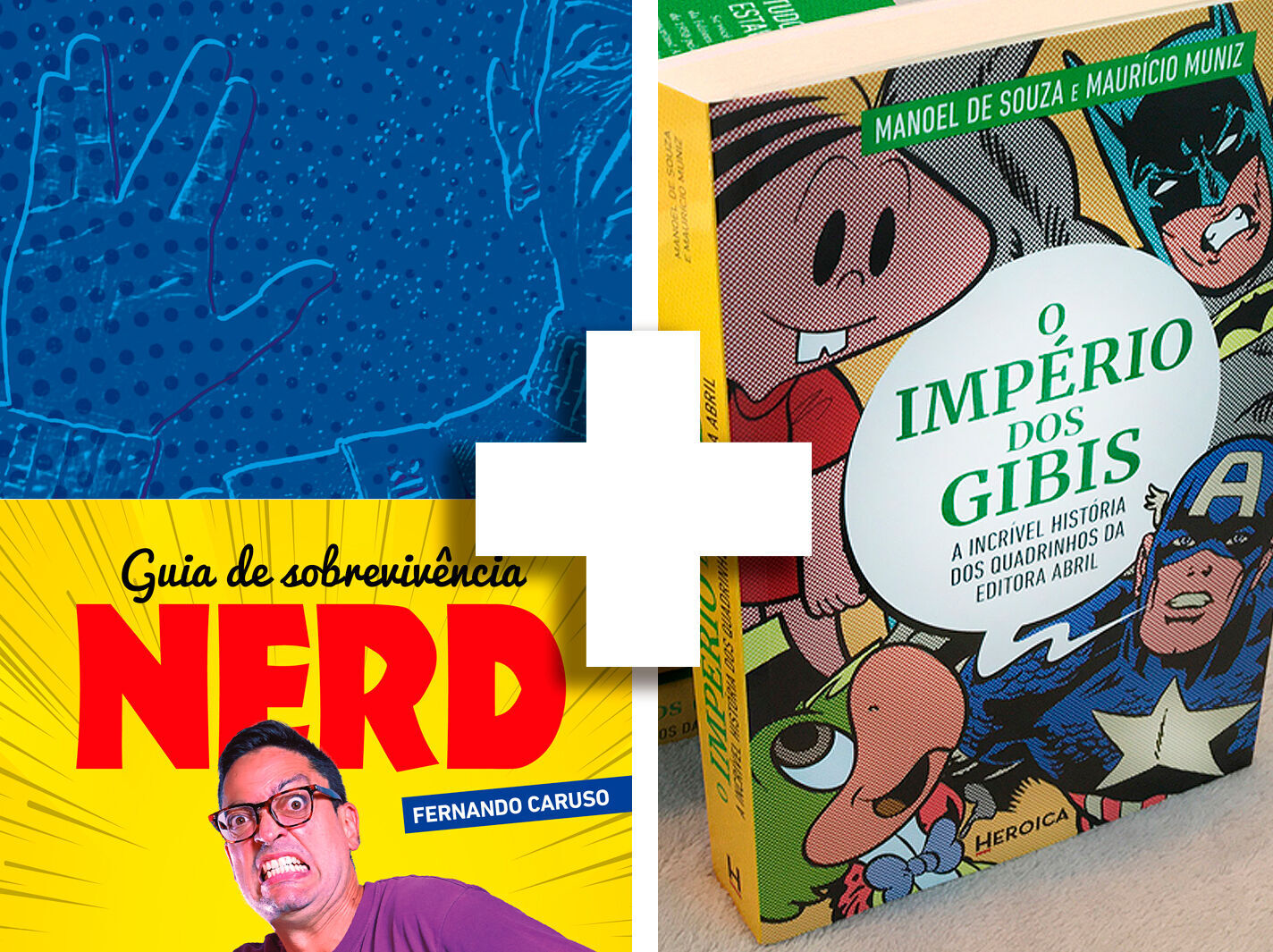 Kit 5 / Guia + Passaporte + O Império dos Gibis