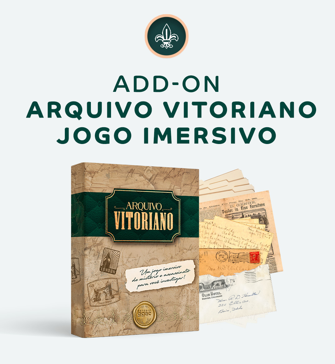 🎮 Add-on Arquivo Vitoriano - Jogo imersivo