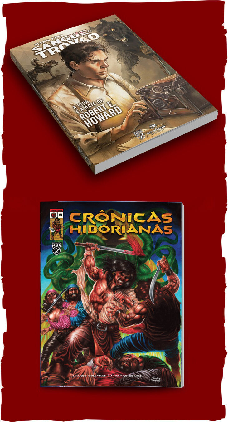Kit Sangue e Trovão (capa mole) + Crônicas Hiborianas