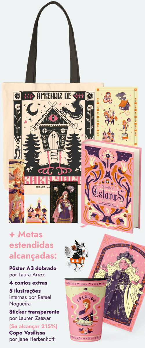 Contos de Fadas Eslavos + Ecobag + Cartela (Lote Final)
