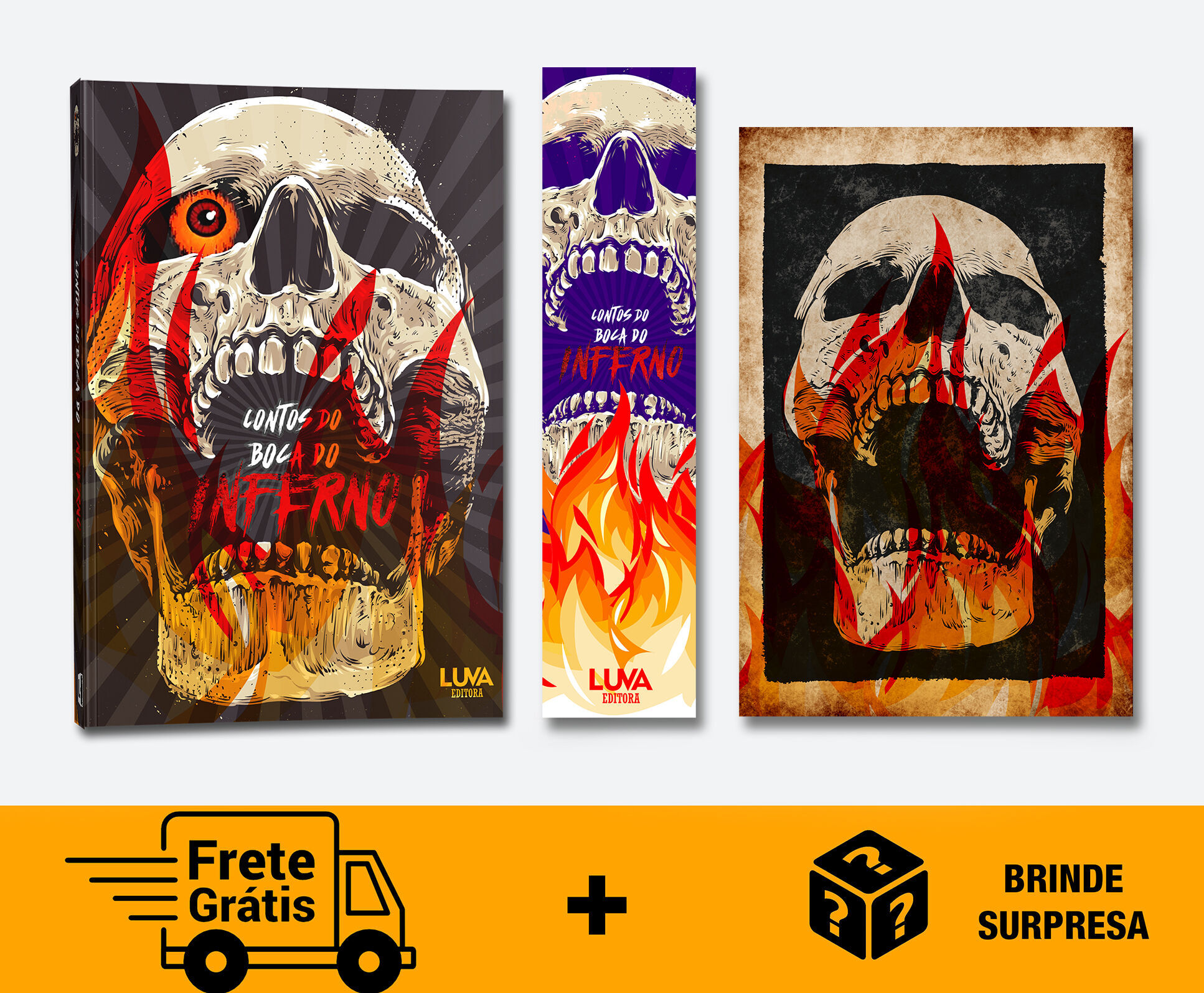 Frankenstein - LIVRO + MARCADOR + POSTAL