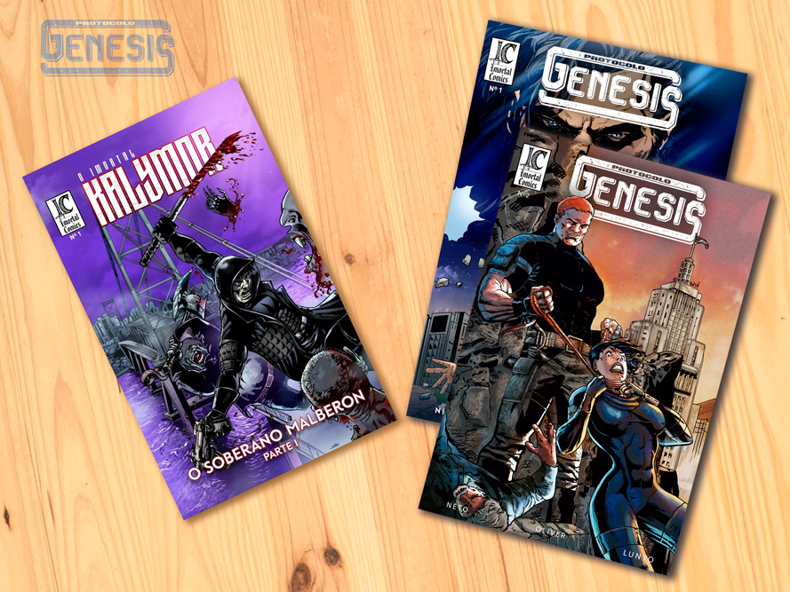 Protocolo GENESIS - Ed. 1 e 2 + O Imortal Kalymor Ed.1