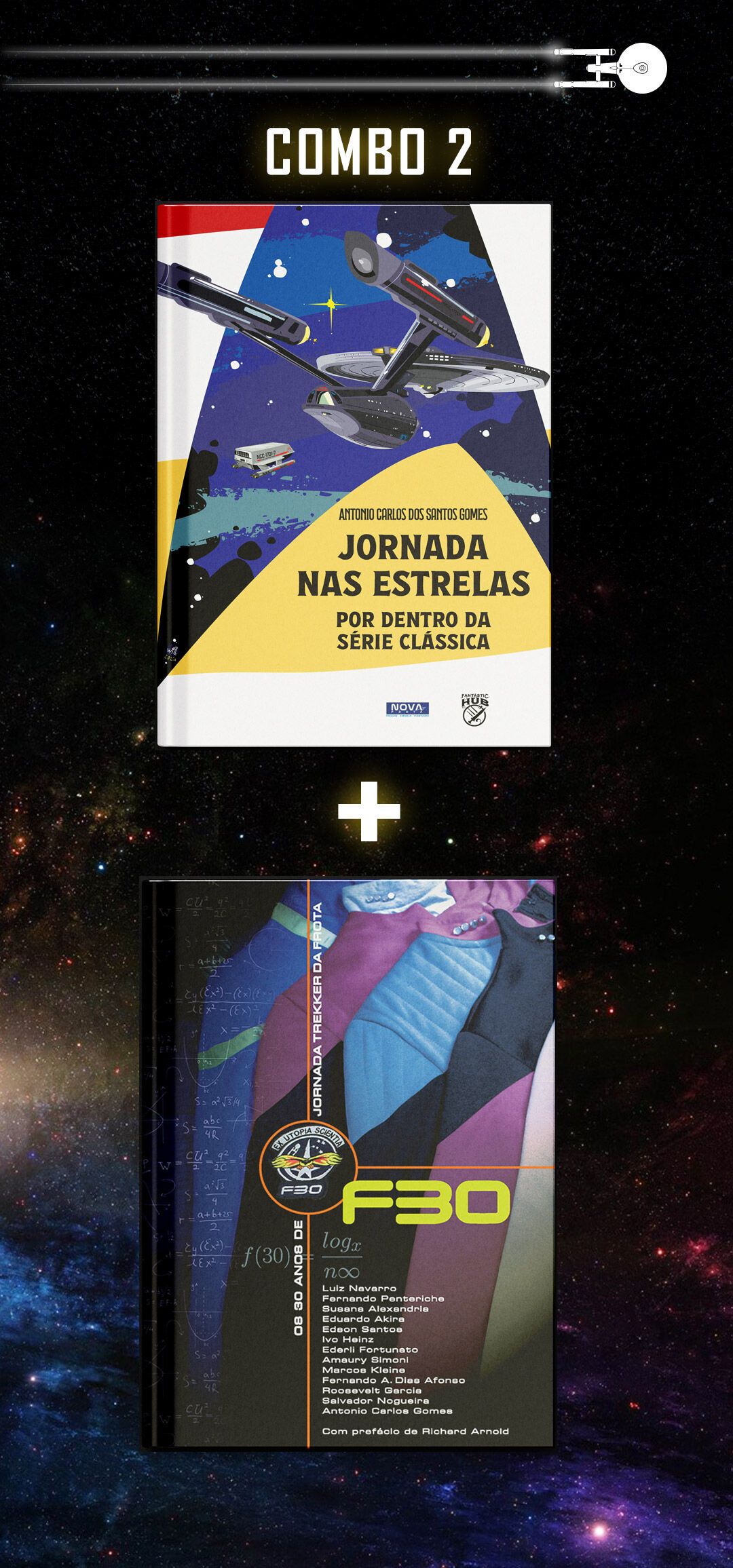kIT Livro Star Trek - Por Dentro da Série Clássica +F30 - Trinta Anos da Frota
